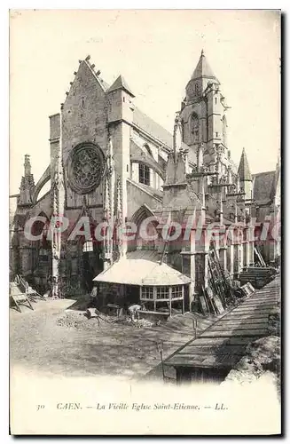 Cartes postales Caen la Vieille eglise Saint Etienne