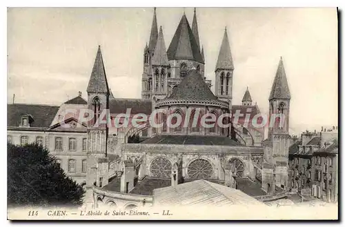 Cartes postales Caen l'Abside de Saint Etienne