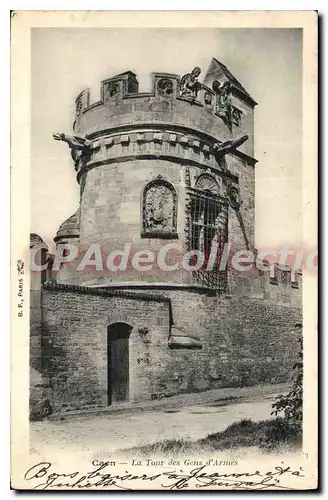 Cartes postales Caen la tour des Gens d'Armes