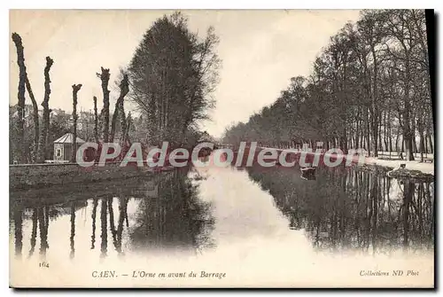 Cartes postales Caen l'Orne en avant du Barrage