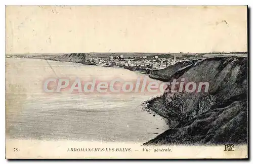 Cartes postales Arromanches les Bains vue generale