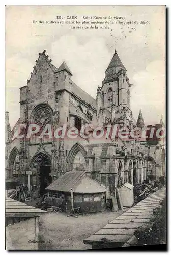 Cartes postales Caen Saint Etienne le vieux un des edifiees religieux les plus anciens de la ville