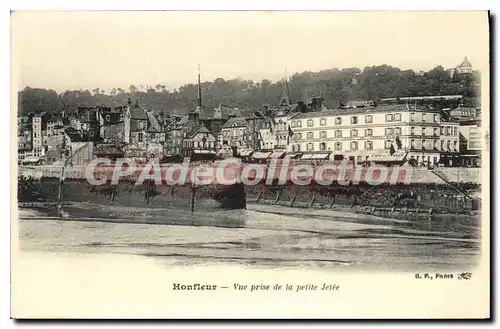 Cartes postales Honfleur vue prise de la petit Jetee