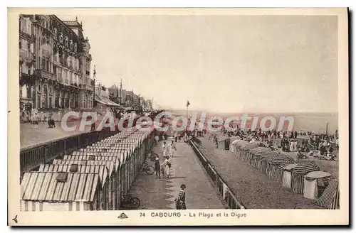 Ansichtskarte AK Carboug la plage et la Digue