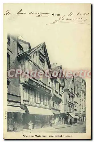 Cartes postales Caen Vieilles Maisons rue Saint Pierre