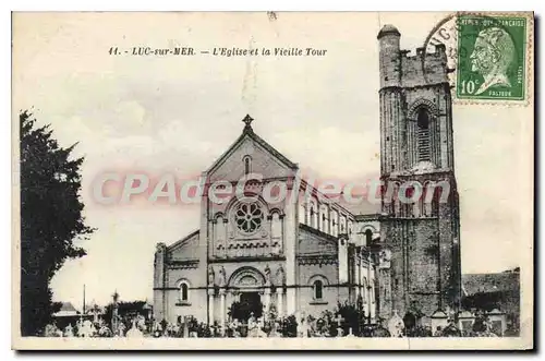 Cartes postales Luc sur Mer l'eglise et la Vieille tour