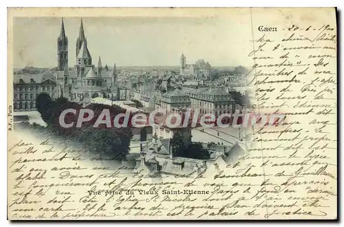 Cartes postales Caen vue Prise du Vieux Saint Etienne