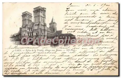 Cartes postales Caen eglise de la Trinite Abbaye aux Dames