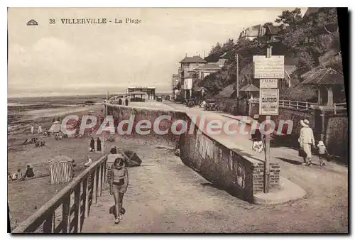 Cartes postales Villerville la plage