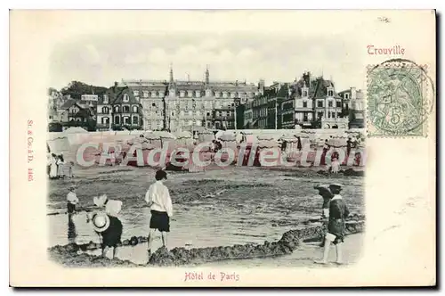 Cartes postales Trouville hotel de Paris