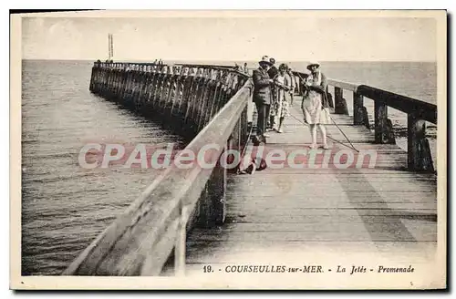 Cartes postales Courseulles sur mer la Jetee Promenade