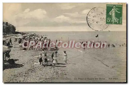 Cartes postales Houlgate Calvados la plage a l'heure des Bains