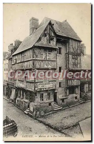 Cartes postales Bayeux maison de la rue Saint Martin