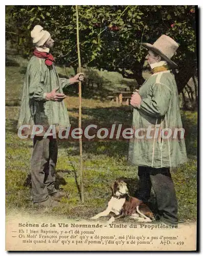 Ansichtskarte AK Scenes de la vie Normande Visite du Proprietaire