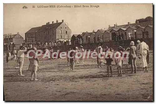 Ansichtskarte AK Luc sur Mer Calvados hotel Beau Rivage