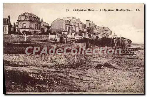 Cartes postales Luc sur Mer le Quartier Montmartre