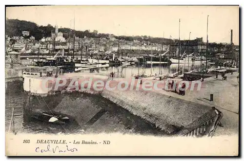 Cartes postales Deauville les Bassins