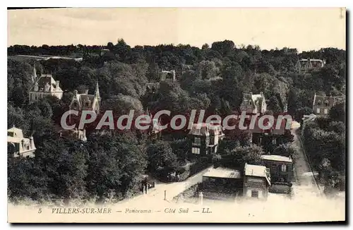 Cartes postales Villers sur mer panorama cote Sud