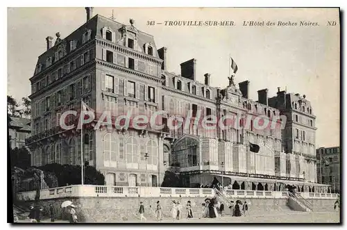 Cartes postales Trouville sur mer l'hotel des Roches Noires