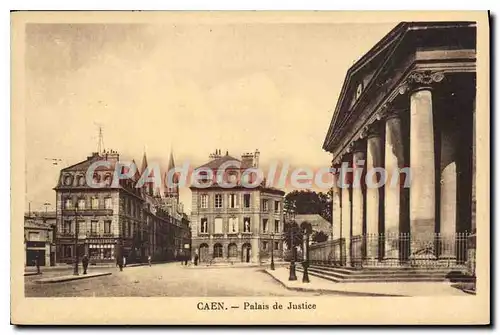 Cartes postales Caen palais de justice