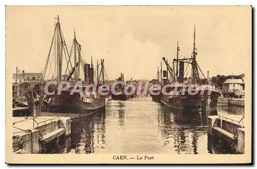 Cartes postales Caen le port