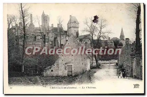 Cartes postales Creully Calvados le chateau