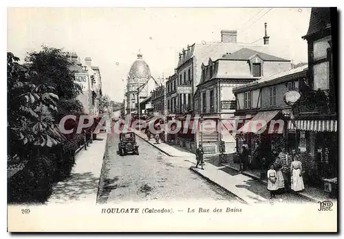 Cartes postales Houlgate Calvados la Rue des Bains