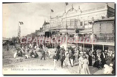 Cartes postales Trouville le Casino et les Plauches