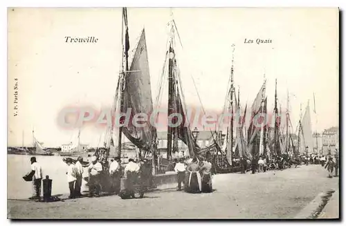 Cartes postales Trouville la plage