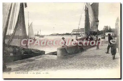 Cartes postales Trouville le Quai