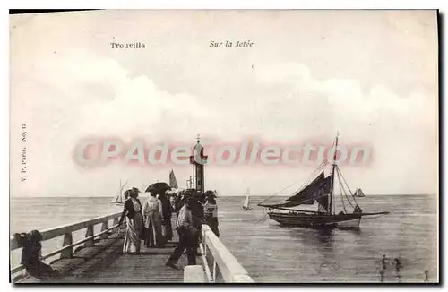 Cartes postales Trouville sur la Jetee