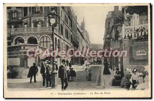 Cartes postales Trouville Calvados la rue de Paris