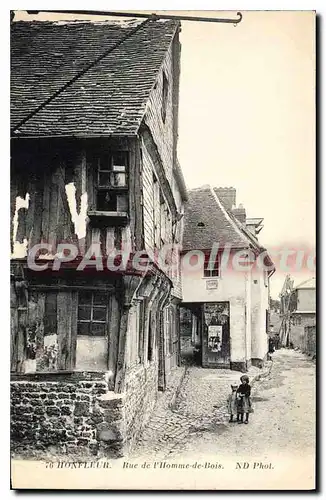 Cartes postales Honfleur rue de l'Homme de Bois