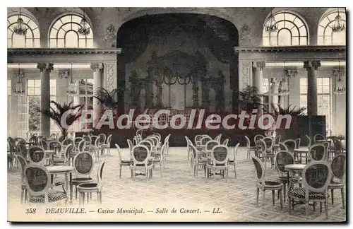 Cartes postales Deauville Casino Municipal Salle de Concert