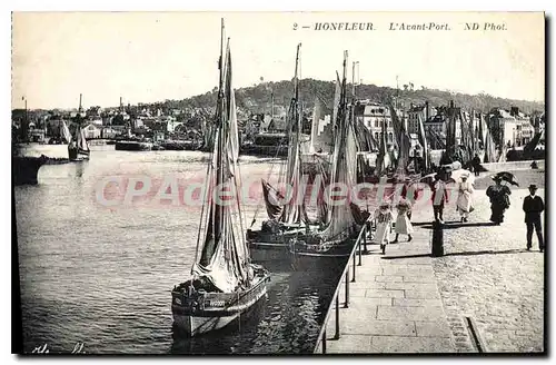 Ansichtskarte AK Honfleur l'Avant port