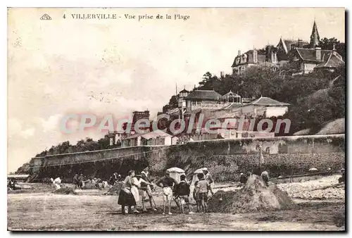 Cartes postales Villerville vue prise de la plage