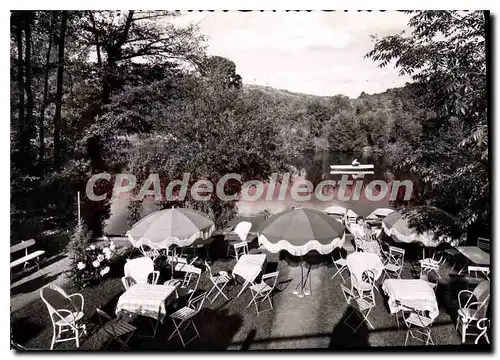 Ansichtskarte AK La Suisse Normande Clecy Calvados la Potiniere Terrasse et Canots