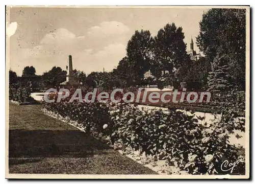 Moderne Karte Cabourg le jardin public