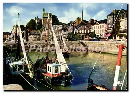 Cartes postales moderne Honfleur calvados la Lieutenance et le port