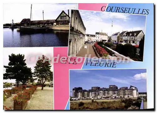 Cartes postales moderne Courseulles sur Mer Calvados vues Diverses