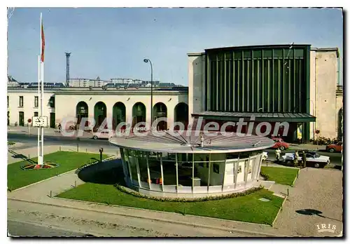 Moderne Karte Caen la Gare Syndicat d'Initiative