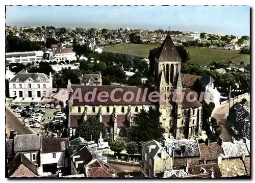 Cartes postales moderne Ouistreham Riva Bella Calvados vue panoramique l'eglise