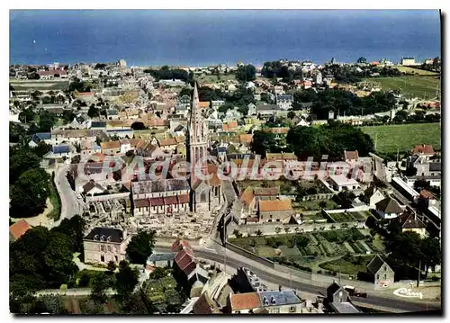 Cartes postales moderne Langrune sur Mer Calvados vue aerienne