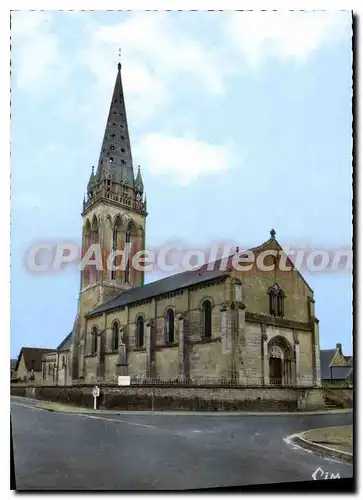 Moderne Karte Bretteville l'Orqueilleuse Calvados l'eglise