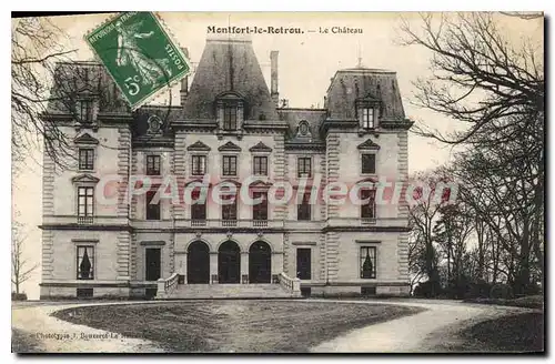 Ansichtskarte AK Montfort le Rotrou le chateau