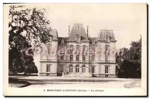 Ansichtskarte AK Montfort le Rotrou Sarthe le chateau