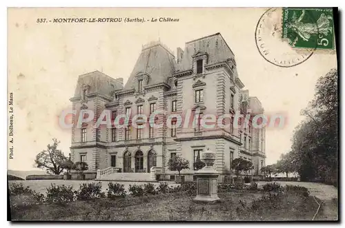 Ansichtskarte AK Montfort le Rotrou Sarthe le chateau