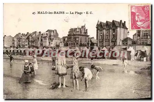 Cartes postales Malo les Bains La Plage
