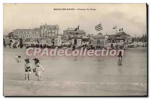 Cartes postales Malo les Bains Plaisirs de Plage