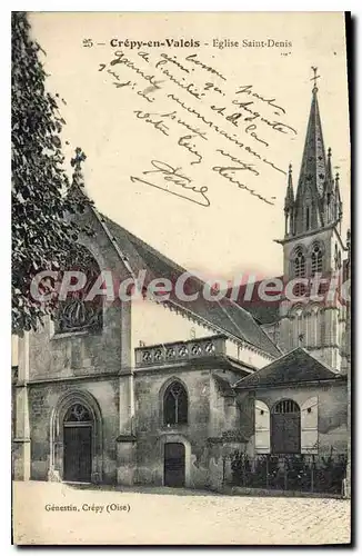 Cartes postales Crepy en Valois Eglise St Denis